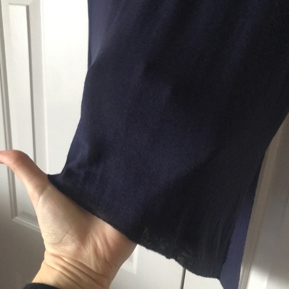 BCBGeneration navy short sleeve top - Picture 4 of 6